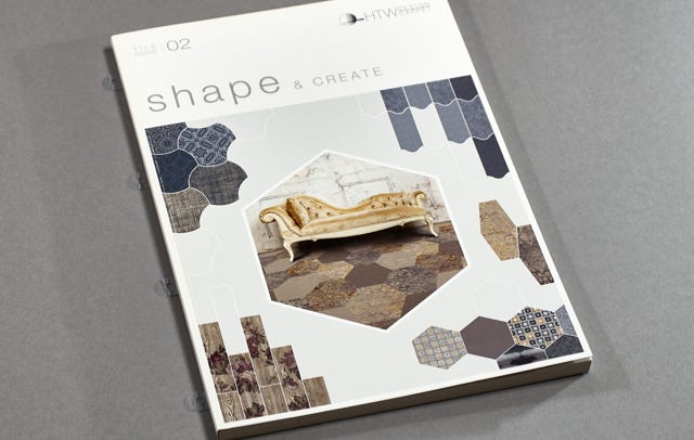 Designbücher und Broschüren