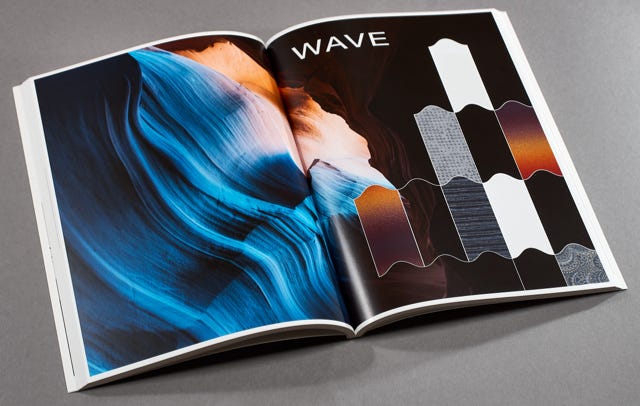 Designbücher und Broschüren