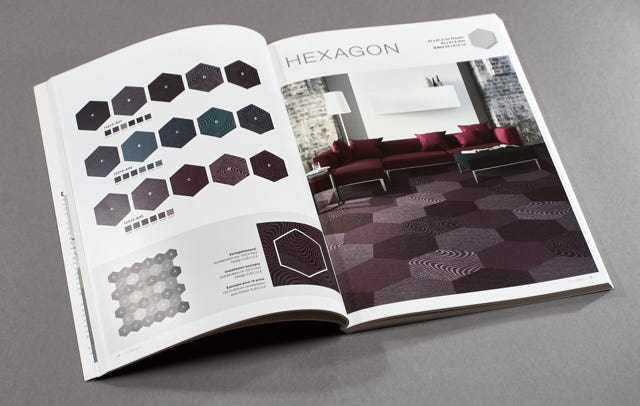 Designbücher und Broschüren