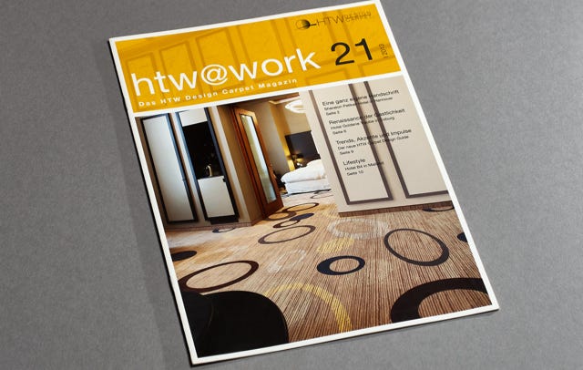 Designbücher und Broschüren