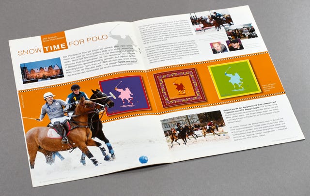 Designbücher und Broschüren