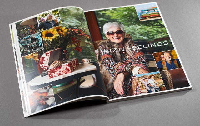 Designbücher und Broschüren