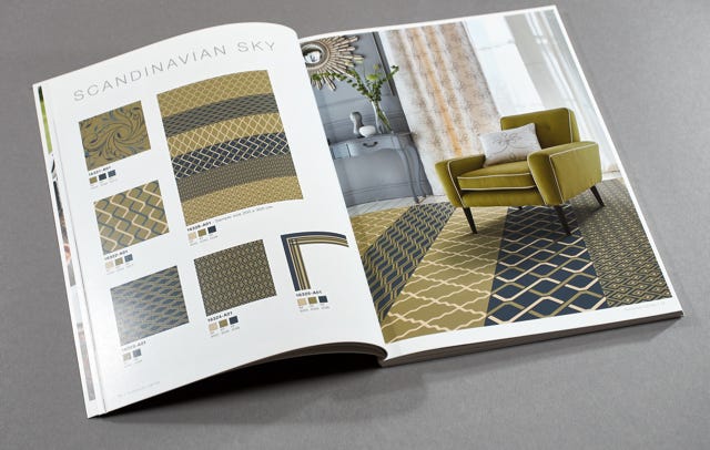 Designbücher und Broschüren