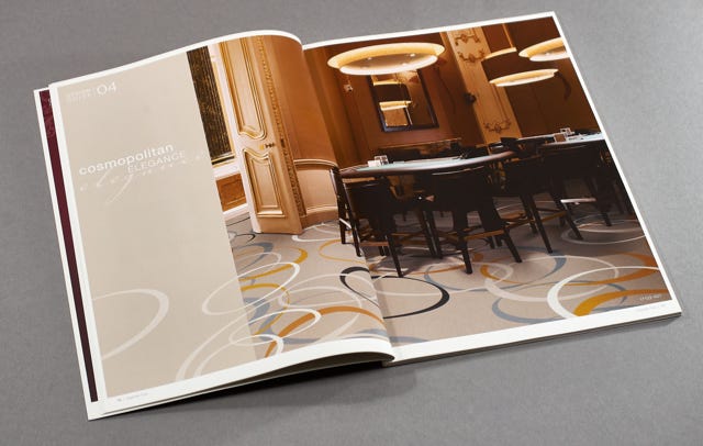 Designbücher und Broschüren