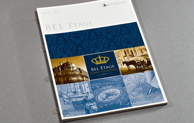 Designbücher und Broschüren