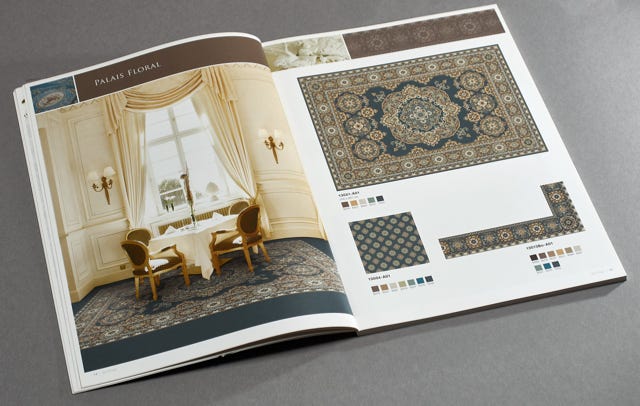 Designbücher und Broschüren