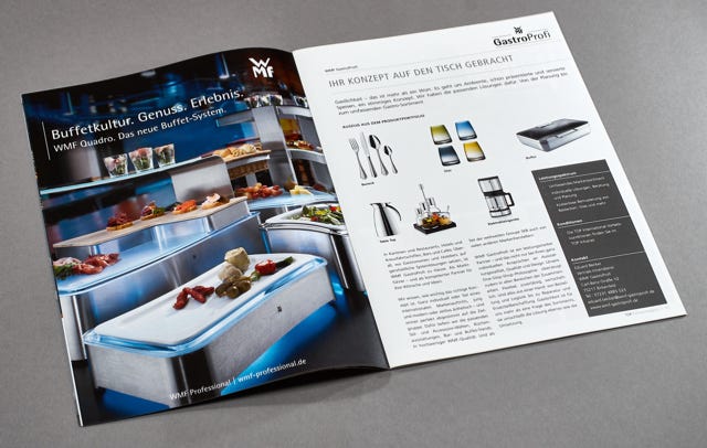 Designbücher und Broschüren