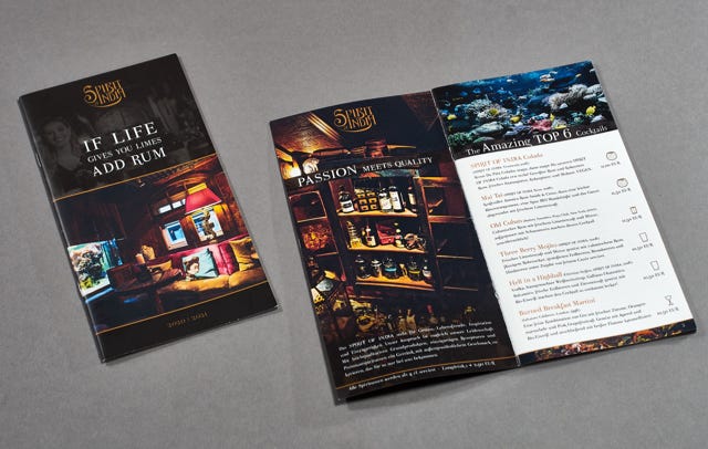 Designbücher und Broschüren für Gastronomie