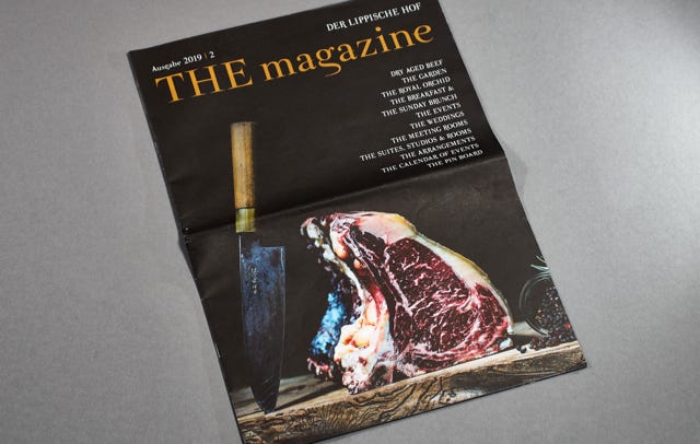 Designbücher und Broschüren für Gastronomie