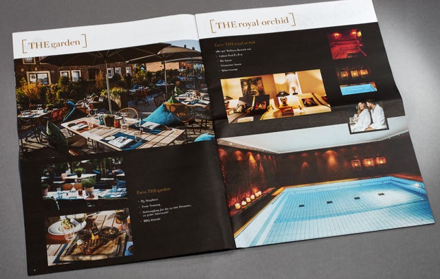 Designbücher und Broschüren für Gastronomie