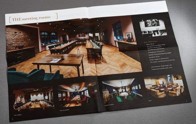 Designbücher und Broschüren für Gastronomie