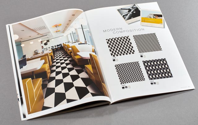 Designbücher und Broschüren