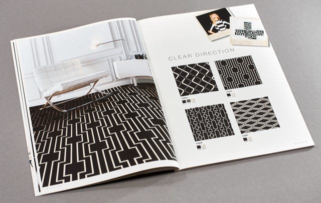 Designbücher und Broschüren