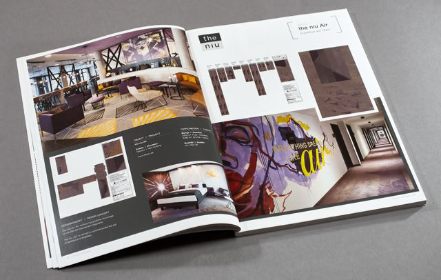Designbücher und Broschüren
